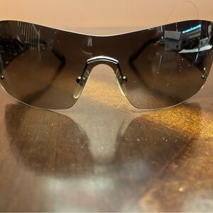 Salvatore Ferragamo Black Textured Accessory